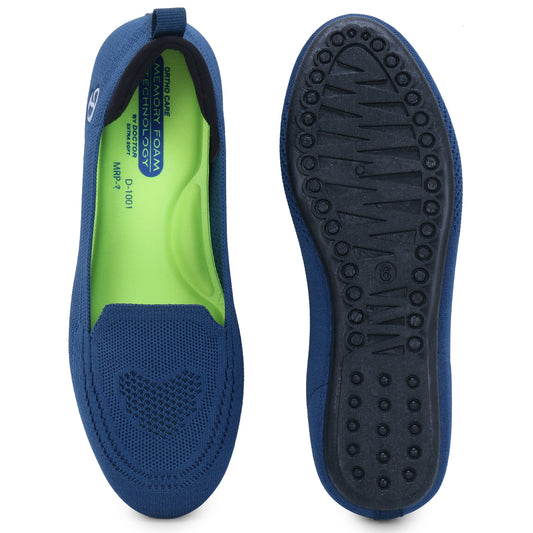 DOCTOR EXTRA SOFT D-1003 Flexible Memory Foam Women's Shoes for Walking Gym Training,Casual, Sports,Slip-On,Lightweight Lace up Athletics Slipon Running Sneaker for Ladies & Girls