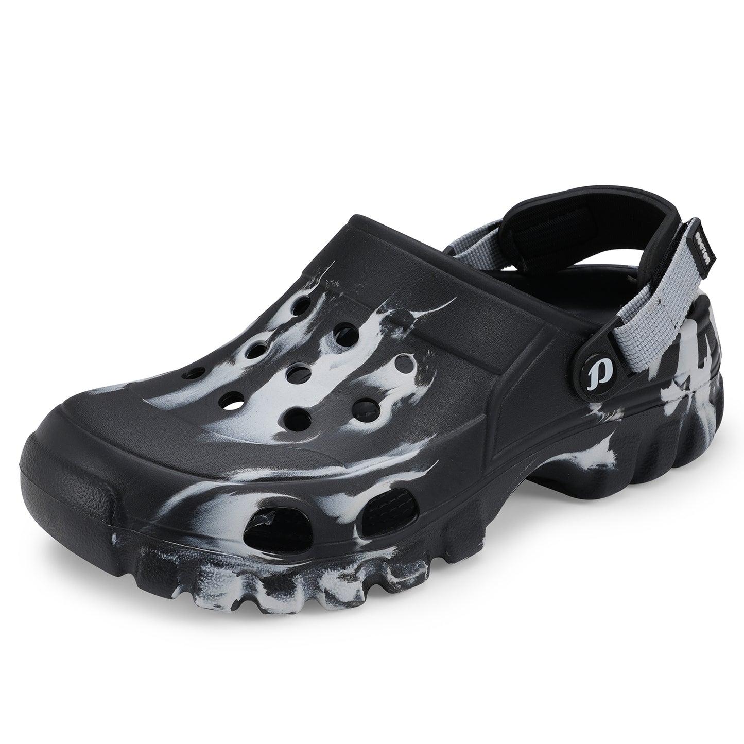 DOCTOR EXTRA SOFT D-550 Men's Classic Camo Casual Sports Clogs/Sandals with Adjustable Back Strap for Adult| Comfortable & Lightweight| Stylish & Anti-Skid| Waterproof & Everyday Use Mules Gents Boys