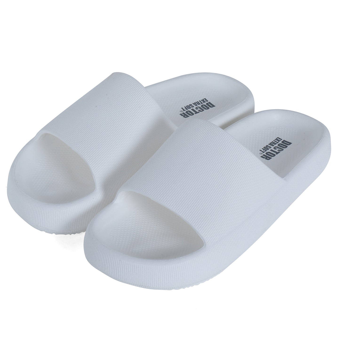 DOCTOR EXTRA SOFT D-504 Men's Classic Ultra Soft Sliders/Slippers with Cushion FootBed for Adult | Comfortable & Light Weight | Stylish & Anti-Skid | Waterproof & Everyday Flip Flops for Gents/Boy