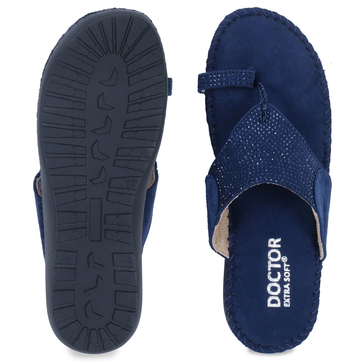 DOCTOR EXTRA SOFT D-611 Chappal Ortho Care Orthopaedic and Diabetic Comfort Doctor Flip-Flop and House Slipper's for Women's