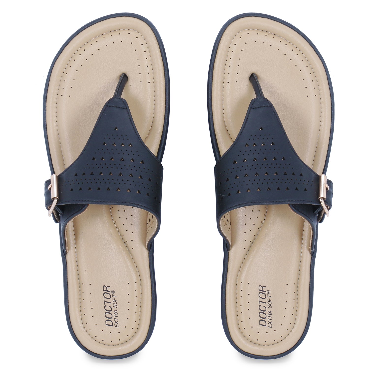 Ladies Casual Ladies Black Slippers Size DOCTOR EXTRA SOFT 609