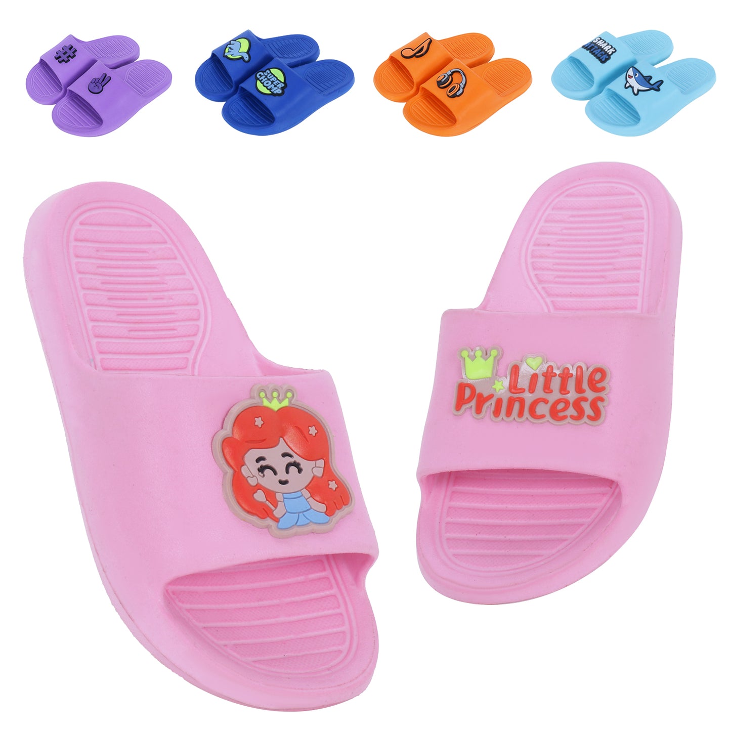 DOCTOR EXTRA SOFT Unisex-Child Kids Flip-Flop Kids-06 Soft Comfortable Indoor & Outdoor Slippers Stylish Non-Slip Slider For Home Casual Chappals For Boys & Girls