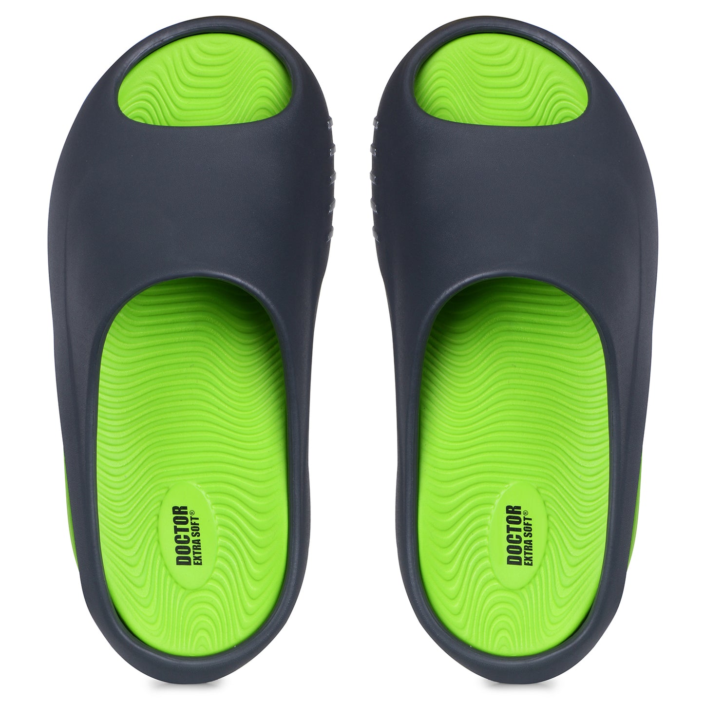 DOCTOR EXTRA SOFT D-507 Men's Classic Ultra Soft Sliders/Slippers with Cushion FootBed for Adult | Comfortable & Light Weight | Stylish & Anti-Skid | Waterproof & Everyday Flip Flops for Gents/Boys