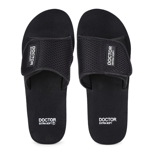 DOCTOR EXTRA SOFT D-25 Men's Dr Slippers/Sliders, Avoids Blisters, Scars, Sweating & Pain