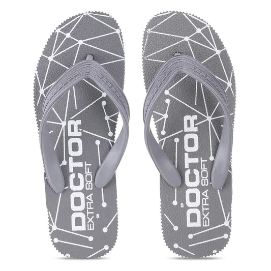 DOCTOR EXTRA SOFT D-01 Men's Hawaii Slipper Orthopaedic and Diabetic Comfort Ortho Care, Bathroom Rubber Flip-Flops & House Slipper for Gent’s & Boy’s