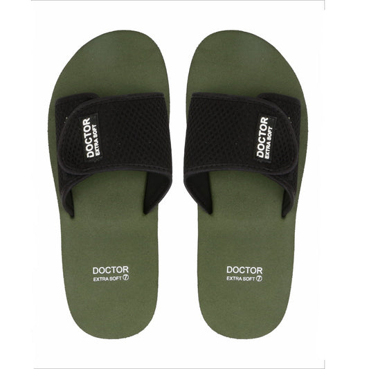 DOCTOR EXTRA SOFT D-25 Men's Dr Slippers/Sliders, Avoids Blisters, Scars, Sweating & Pain