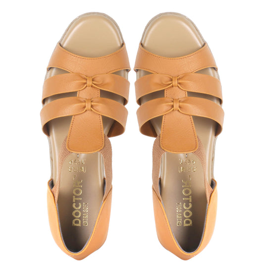 DOCTOR EXTRA SOFT Women's Sandals ART-532 Ideal For Pregnancy Fashion, Elderly Ladies With Soft Medicated Footbed