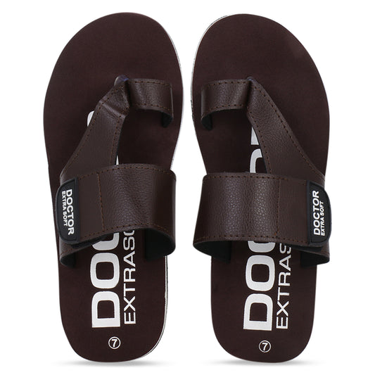 DOCTOR EXTRA SOFT D-26 One Toe Slippers for Men Ortho Care Orthopaedic Diabetic Dr Stylish House Flip-Flop & Thump Ring Slip on for Gents-Boys