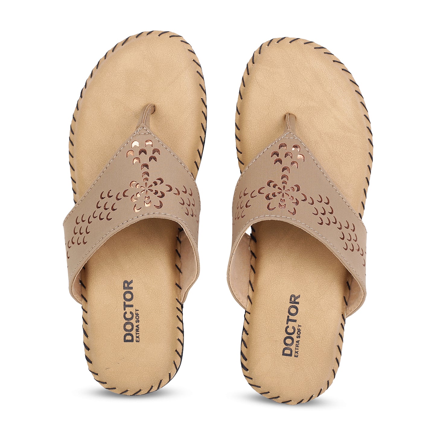 DOCTOR EXTRA SOFT ART-607 Women's Dr.Chappal For Ladies With Open Toe Style, Relaxing Footwear For Good Feet Health