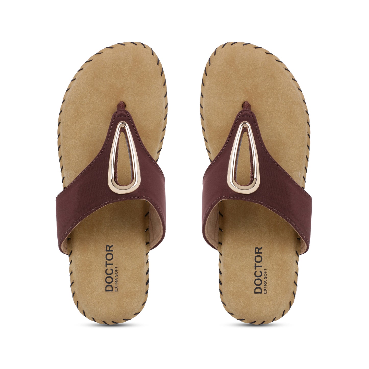 DOCTOR EXTRA SOFT ART-29 Women's Dr.Chappal For Ladies With Open Toe Style, Comfortable For Old Age & Foot Problems