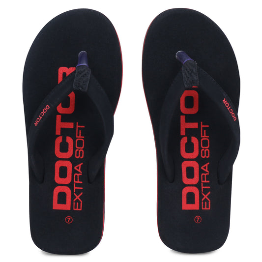 DOCTOR EXTRA SOFT D-27 House Slipper for Men's Ortho Care Ideal For Cracked Heels & Blistered Feet Having Soft Insole