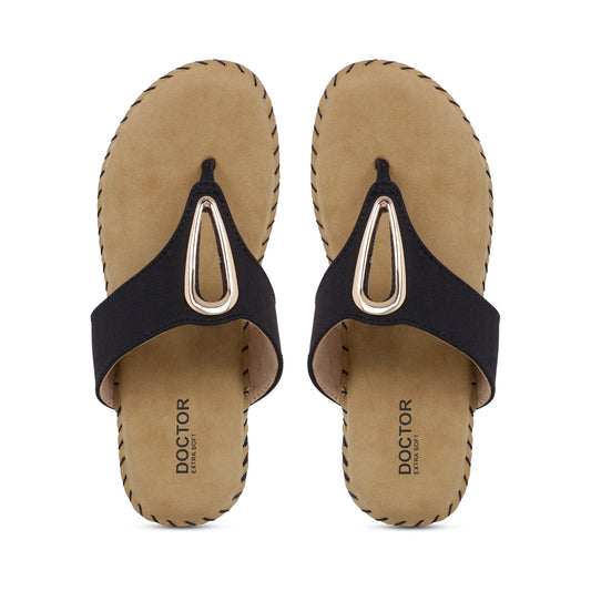 DOCTOR EXTRA SOFT ART-29 Women's Dr.Chappal For Ladies With Open Toe Style, Comfortable For Old Age & Foot Problems