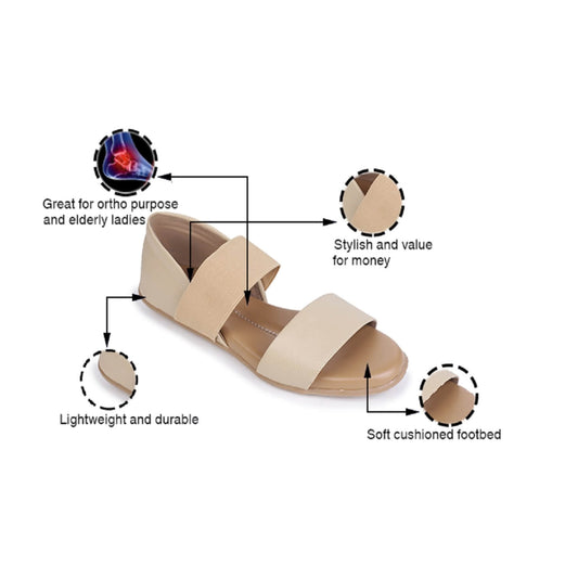 DOCTOR EXTRA SOFT Women's Sandals ART-536 Orthopaedic & Diabetic Stylish Comfortable Footwear
