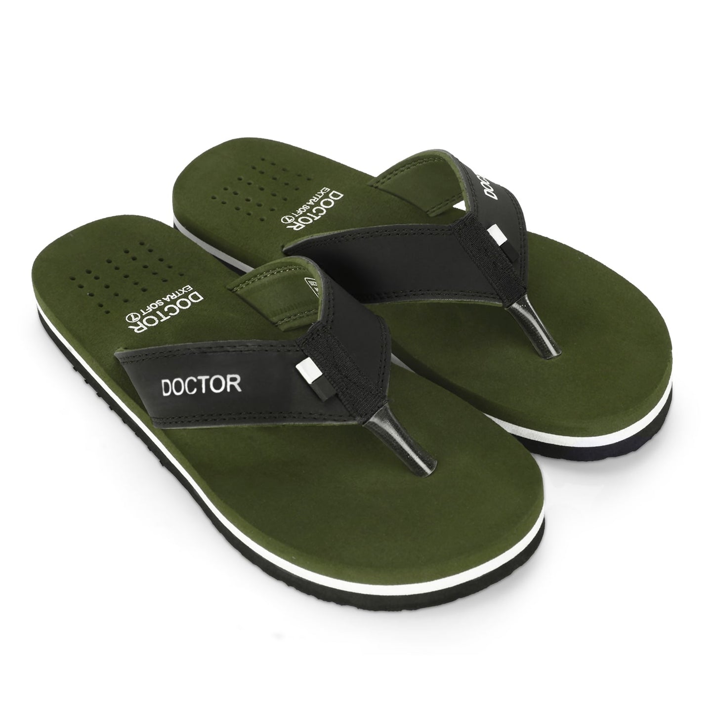 DOCTOR EXTRA SOFT D-24 Men's Sliders, Skin Friendly EVA Provides Optimum Support To Heel