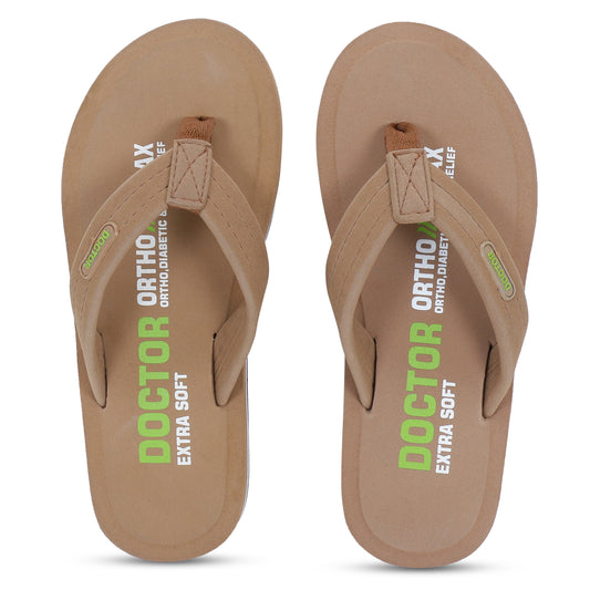 DOCTOR EXTRA SOFT D-32 Slipper for Men's, Skid Resistant & Lightweight | Comfortable Footbed | Memory Foam Bounce Back Technology |Flip-Flop & Sliders