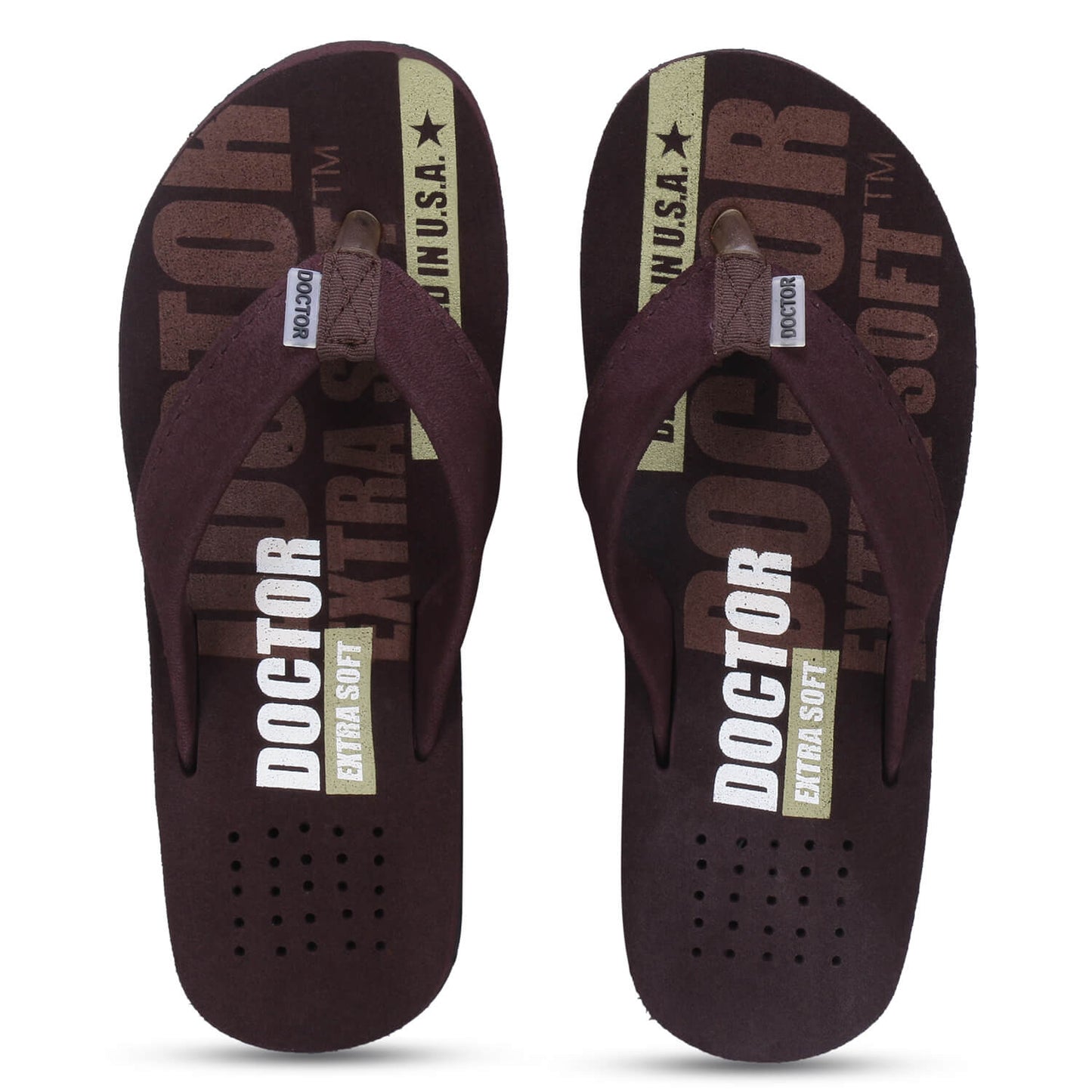 DOCTOR EXTRA SOFT D-31 Men's Feel Good Slipper for Men's Ortho Care, House Slippers For Daily Use Comfortable & Stylish