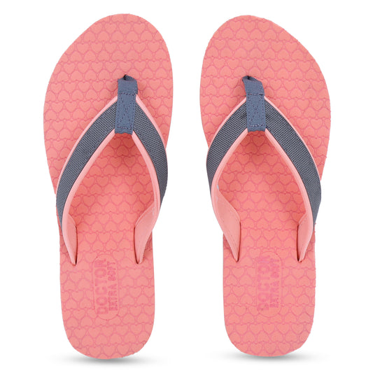 DOCTOR EXTRA SOFT D-03 Women's Slippers with Bounce Back Technology | Orthopaedic & Diabetic | MCR Anti-skid Cushion Comfort Dr Sliders Flipflops & House Chappal