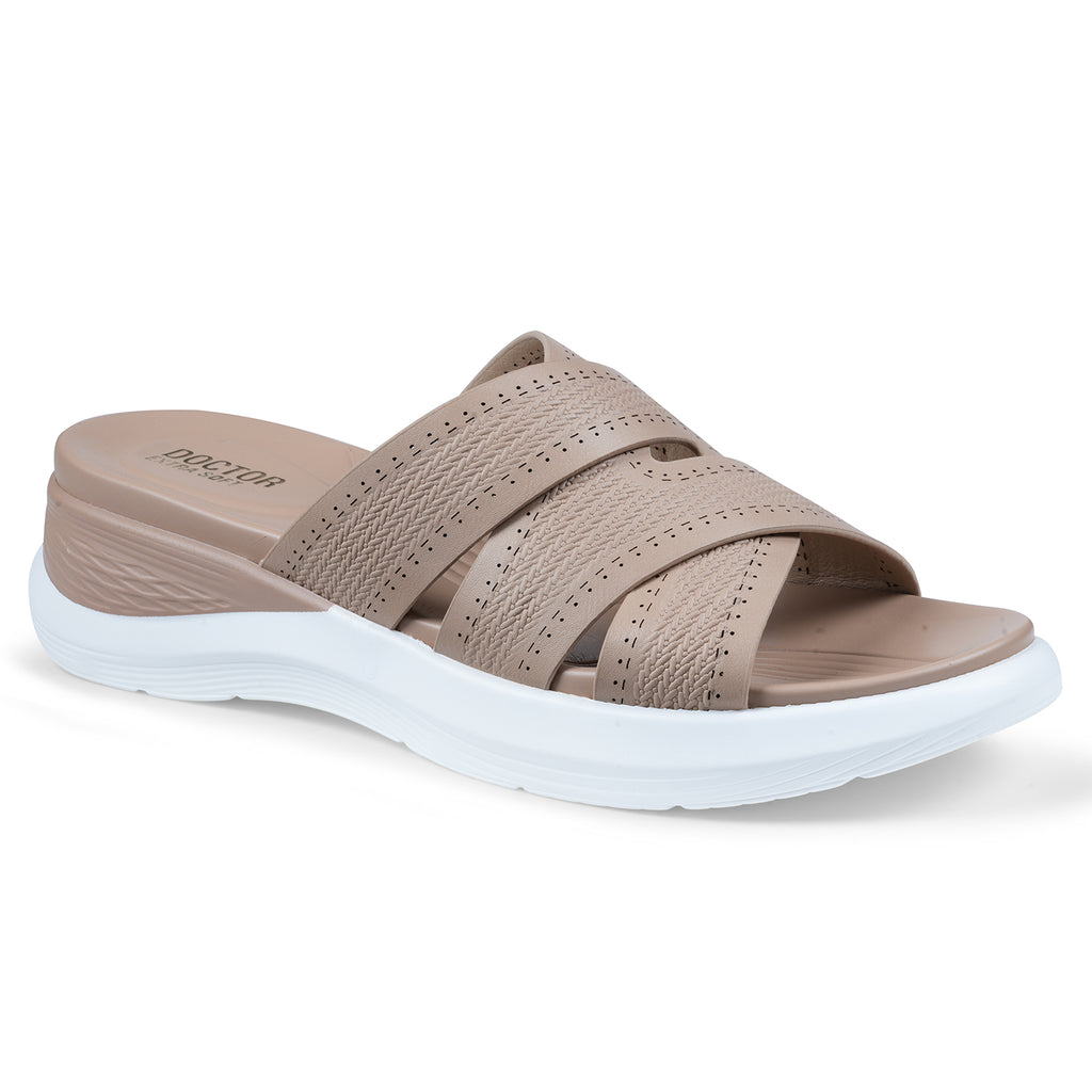 DOCTOR EXTRA SOFT Women's Flip Flops | Anti-Skid, Waterproof, Lightweight | D-654