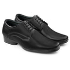 DOCTOR EXTRA SOFT Men’s Black Formal Shoes– Classic Office Business Dress Shoes, Slip On & Lace Up Style, Lightweight Cushioned Sole, Non-Slip Professional Work, Wedding,Party & Casual Footwear D-851