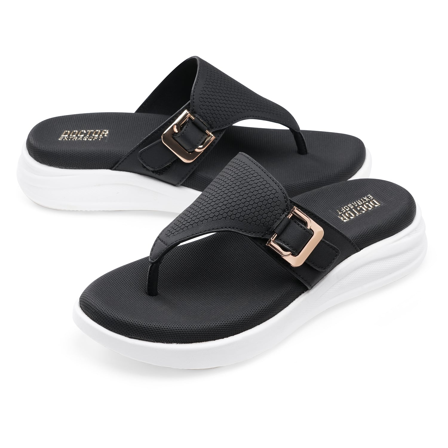 DOCTOR EXTRA SOFT Women's Slippers | Memory Foam, Orthopedic, Lightweight | D-620