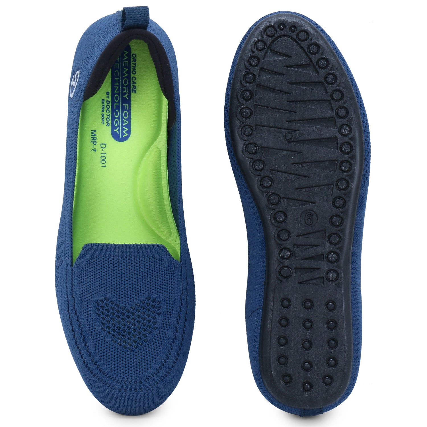 DOCTOR EXTRA SOFT D-1003 Flexible Memory Foam Women's Shoes for Walking Gym Training,Casual, Sports,Slip-On,Lightweight Lace up Athletics Slipon Running Sneaker for Ladies & Girls