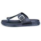DOCTOR EXTRA SOFT Men's Classic Casual Original Leather Thong Black/Brown Sandals/Chappals with Memory Foam Cushion| Stylish & Non-Slip|Comfortable & Lightweight |Flip flops Slippers Gents & Boys F-12