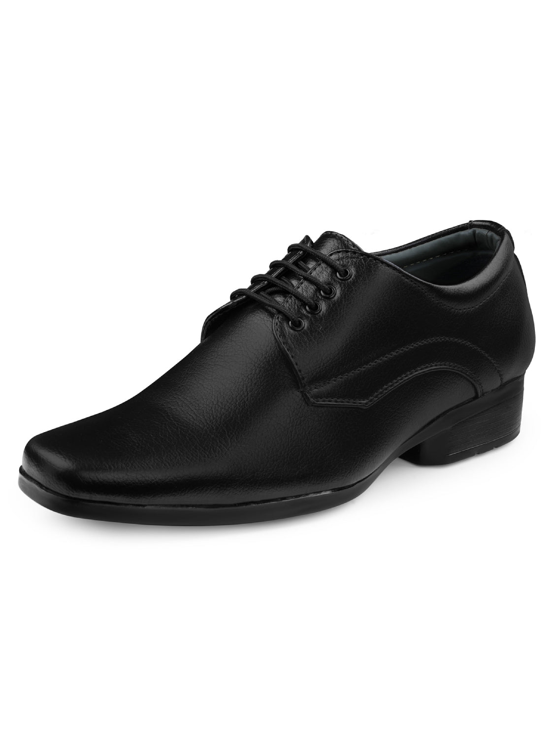 DOCTOR EXTRA SOFT Men’s Black Formal Shoes– Classic Office Business Dress Shoes, Slip On & Lace Up Style, Lightweight Cushioned Sole, Non-Slip Professional Work, Wedding,Party & Casual Footwear D-851