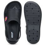 DOCTOR EXTRA SOFT Women's Classic Smiley Charm Clogs/Sandals with Adjustable Back Strap for Adult| Comfortable & Lightweight | Stylish & Anti-Skid| Casual Waterproof Everyday Mules Girls Ladies D-539