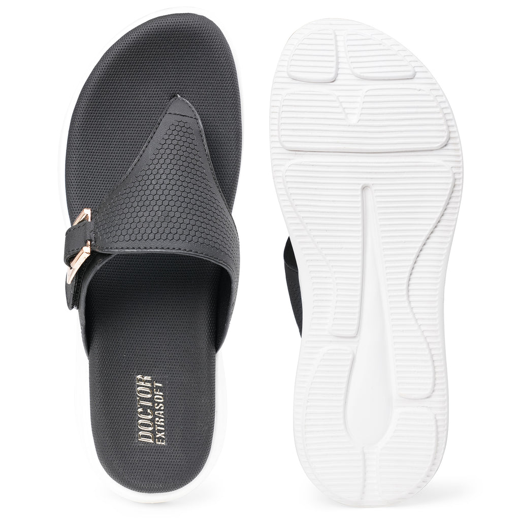 DOCTOR EXTRA SOFT Women's Slippers | Memory Foam, Orthopedic, Lightweight | D-620