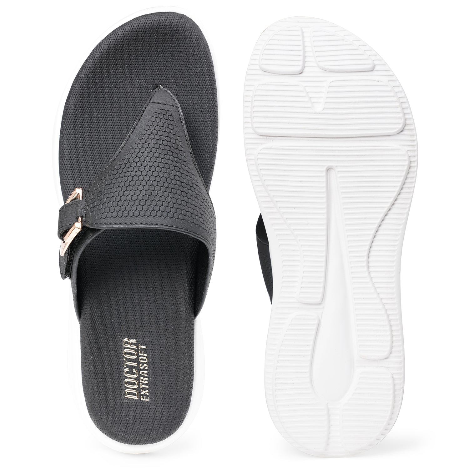 DOCTOR EXTRA SOFT Women's Slippers | Memory Foam, Orthopedic, Lightweight | D-620