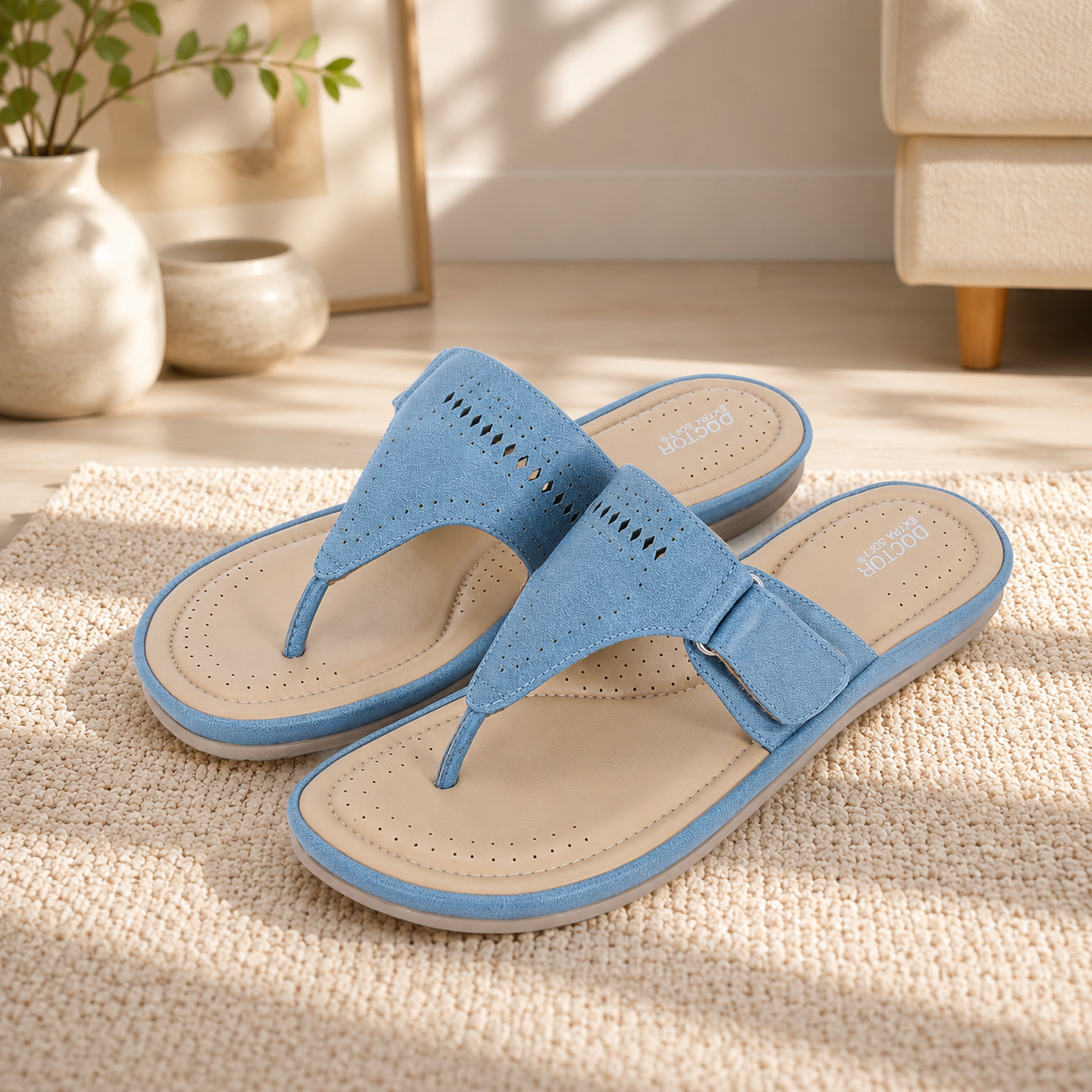 DOCTOR EXTRA SOFT D-608 Women's Sandals — Memory Foam & Orthopedic