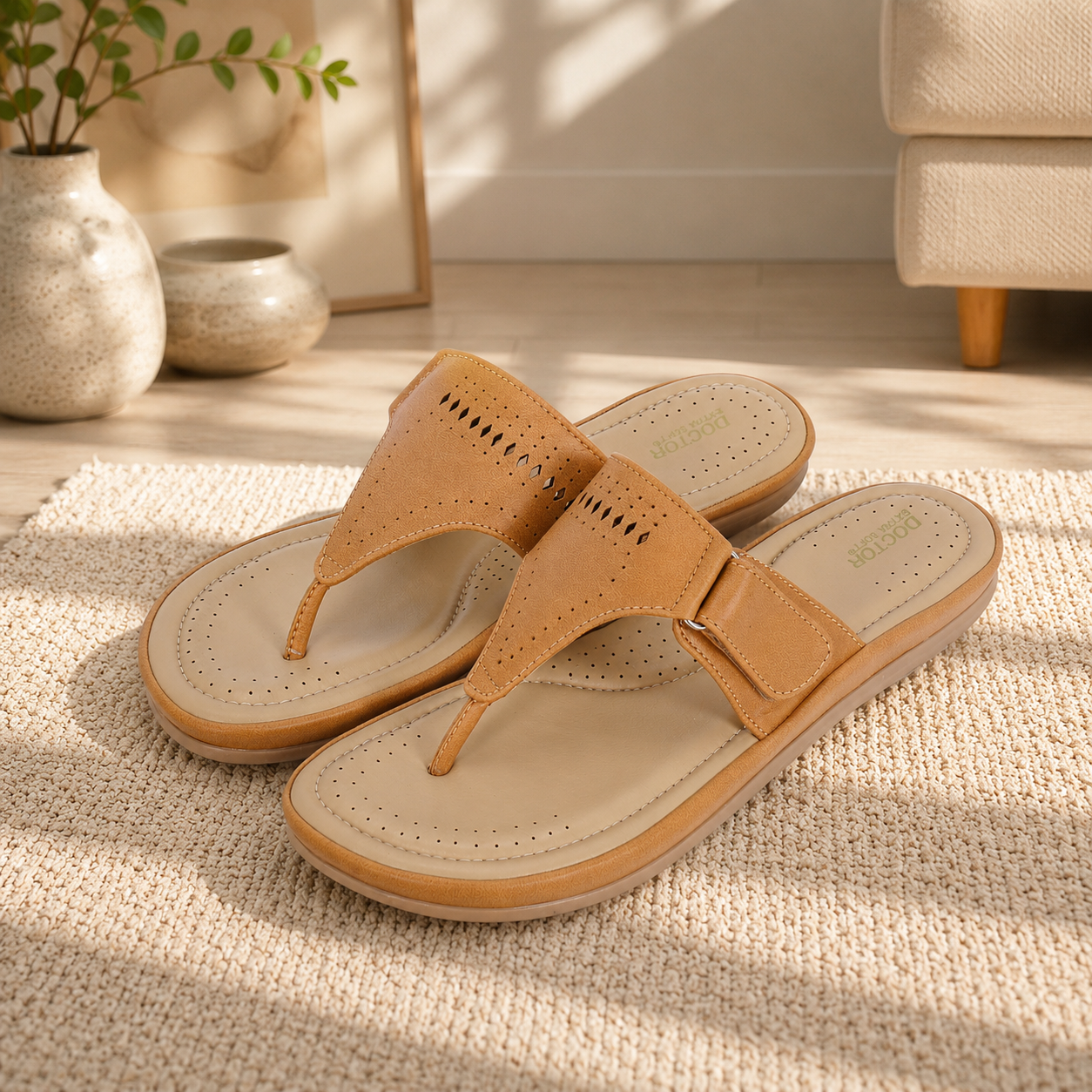 DOCTOR EXTRA SOFT D-608 Women's Sandals — Memory Foam & Orthopedic