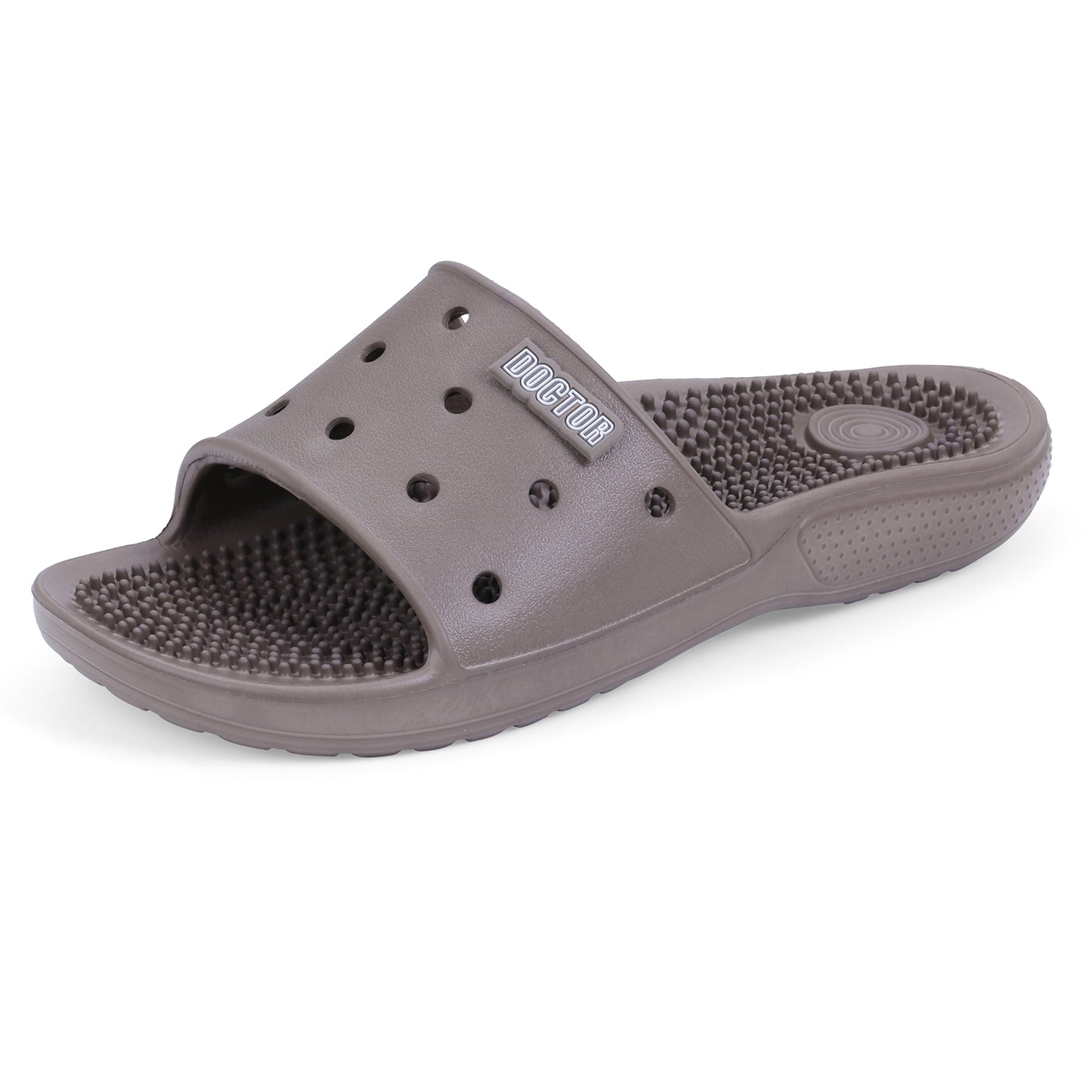 DOCTOR EXTRA SOFT D-545 Men's Orthopedic Acupressure Sliders/Slippers with Cushion FootBed for Adult| Comfortable & Light Weight | Stylish & Anti-Skid| Waterproof | Everyday Flip Flops for Gents/Boys