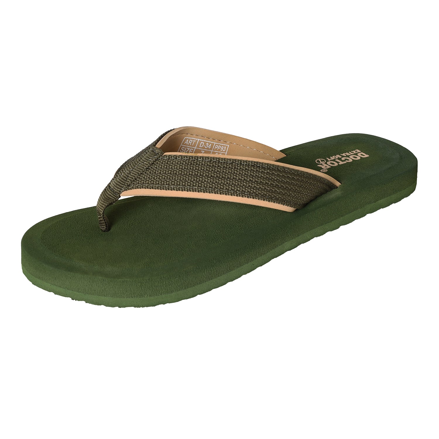 DOCTOR EXTRA SOFT D-34 Doctor Slippers for Men's Orthopedic Diabetic Non-Slip Lightweight Durable Cushion Comfortable Flat Mcr Casual Stylish Dr Chappals and House Flip flops For Gent's and Boys