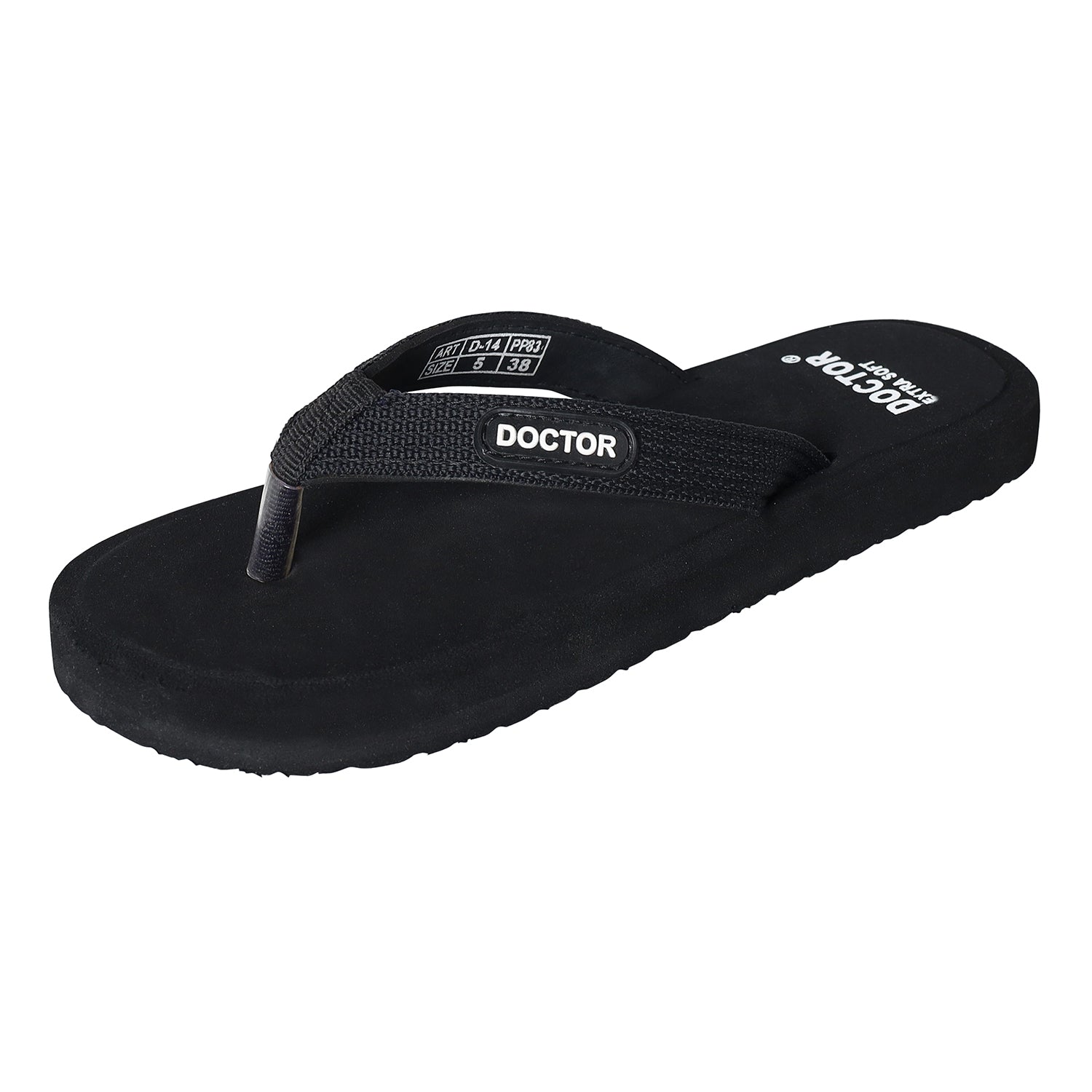 DOCTOR EXTRA SOFT D-13 Doctor Slippers for Women Orthopedic Diabetic Pregnancy Non-Slip Lightweight Cushion Comfortable Flat Mcr Casual Stylish Dr Chappals and House Flip flops For Ladies and Girl’s