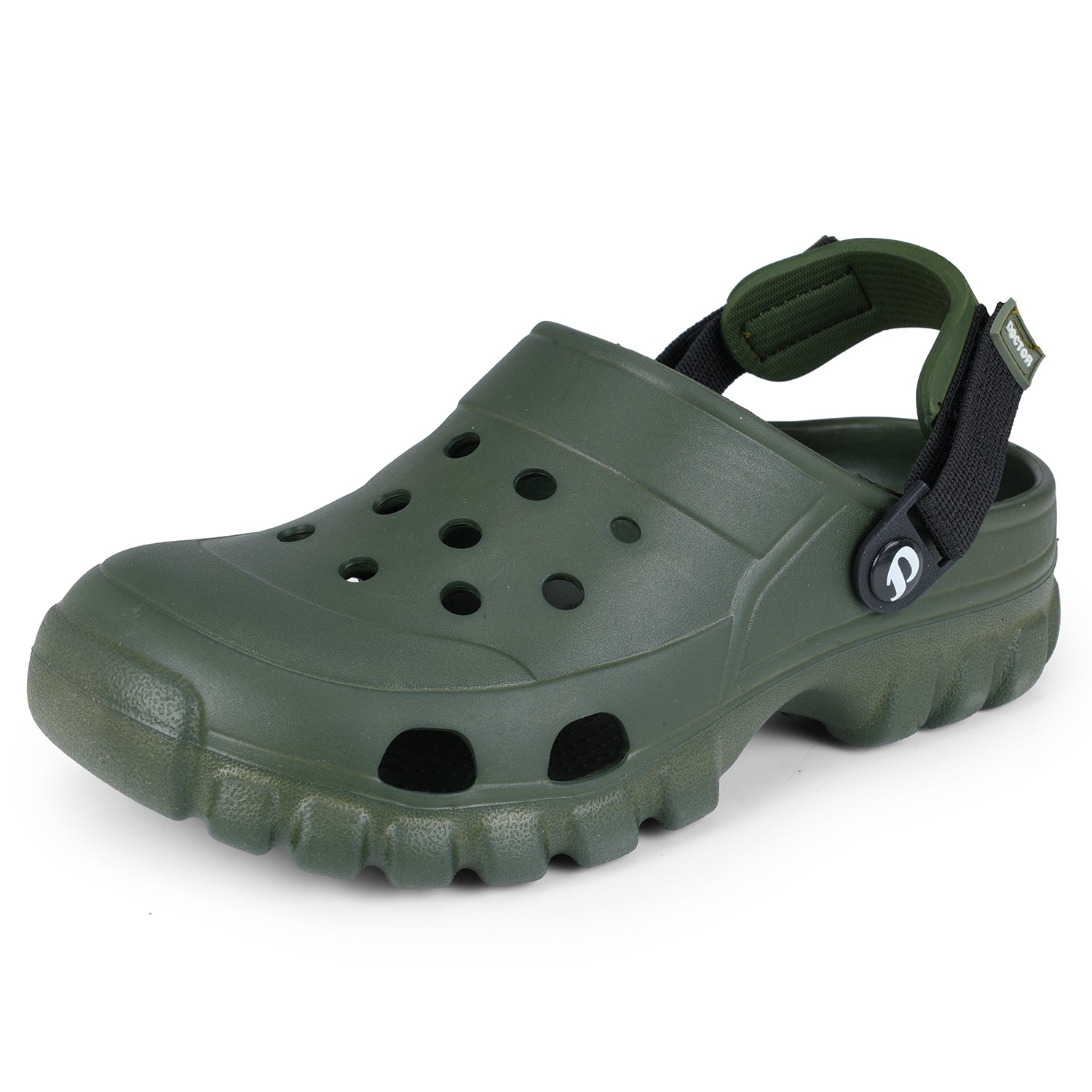 DOCTOR EXTRA SOFT D-546 Men's Classic Casual Sports Clogs/Sandals with Adjustable Back Strap for Adult | Comfortable & LightWeight| Stylish & Anti-Skid|Waterproof & Everyday Use Mules for Gents & Boys