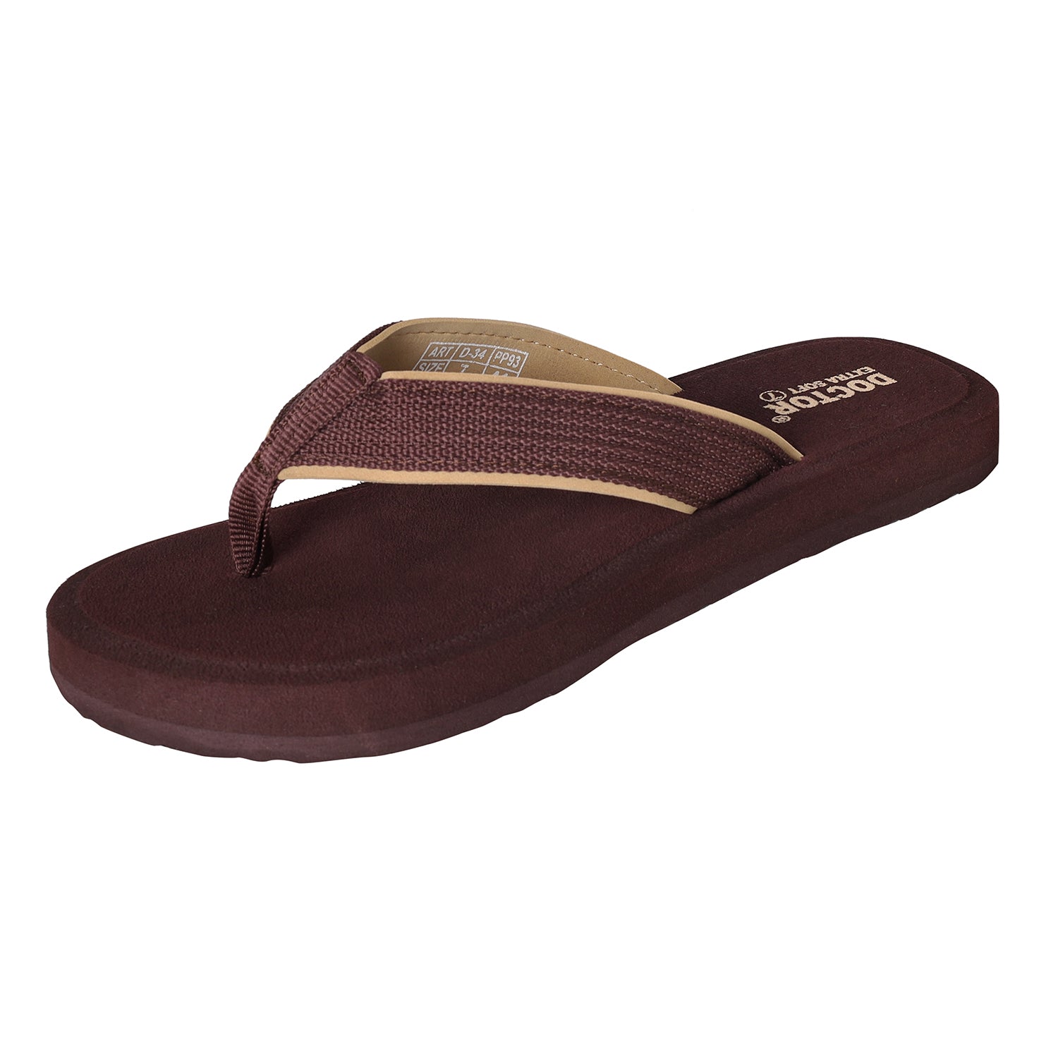 DOCTOR EXTRA SOFT D-34 Doctor Slippers for Men's Orthopedic Diabetic Non-Slip Lightweight Durable Cushion Comfortable Flat Mcr Casual Stylish Dr Chappals and House Flip flops For Gent's and Boys