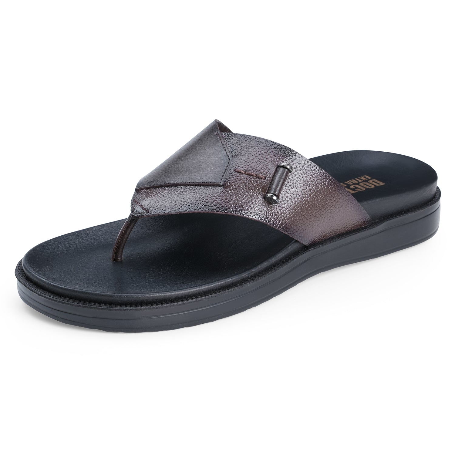 DOCTOR EXTRA SOFT Men's Flip Flops | Memory Foam, Lightweight, Cushioned | F-2