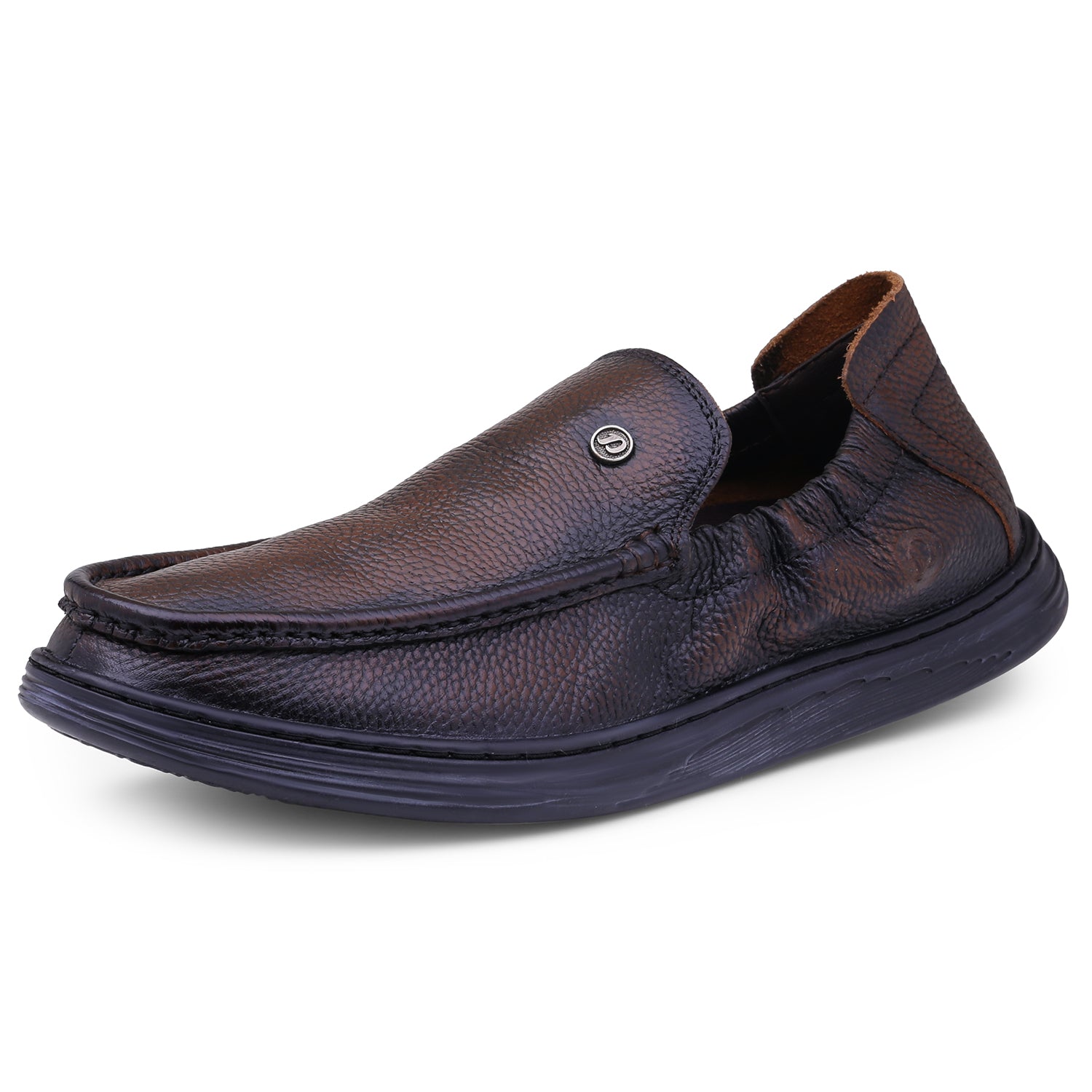 DOCTOR EXTRA SOFT D-805 Classic Genuine Leather Formal Shoes for Men with Memory Foam Cushion| Ultra Lightweight & Comfortable|Stylish & Flexible|Parties,Occasions,Office,Wedding,Casual|Black Slip On