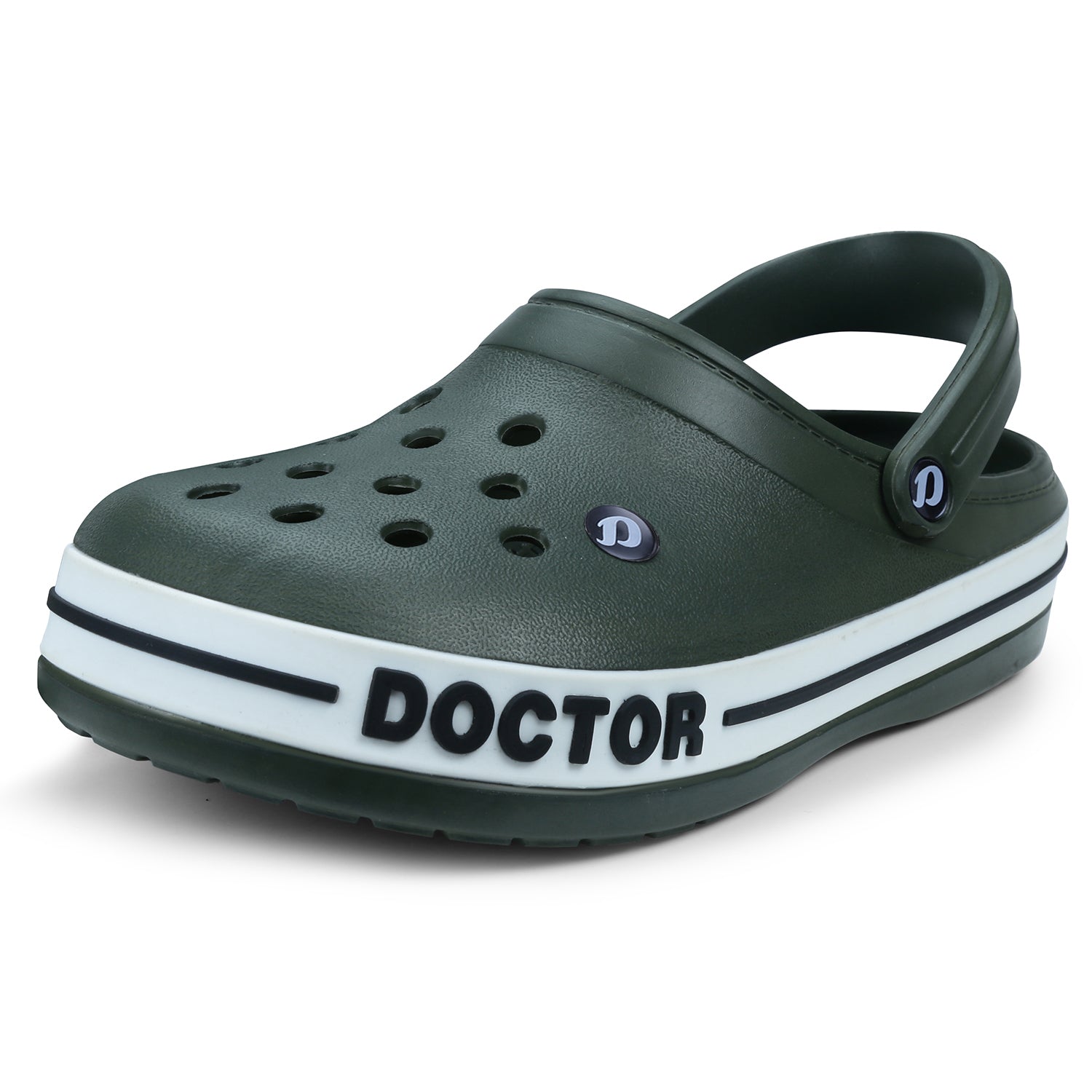 DOCTOR EXTRA SOFT D-502 Men's Ultra Soft Casual Clogs/Sandals with Adjustable Back Strap for Adult | Comfortable & Light Weight | Stylish & Anti-Skid | Waterproof & Everyday Use Mules for Gents/Boys