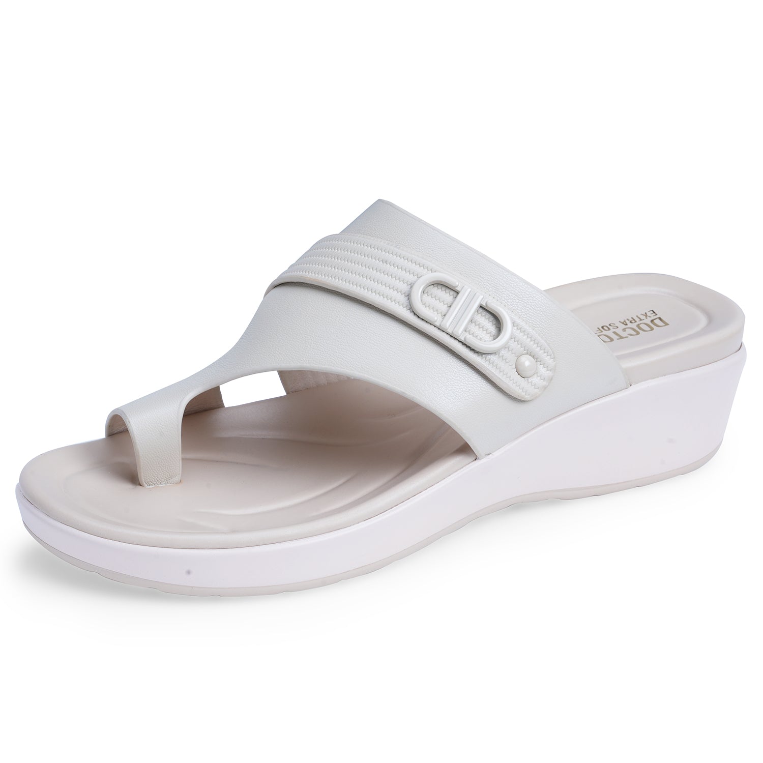 DOCTOR EXTRA SOFT Women's Flip Flops | Anti-Skid, Waterproof, Lightweight | D-655