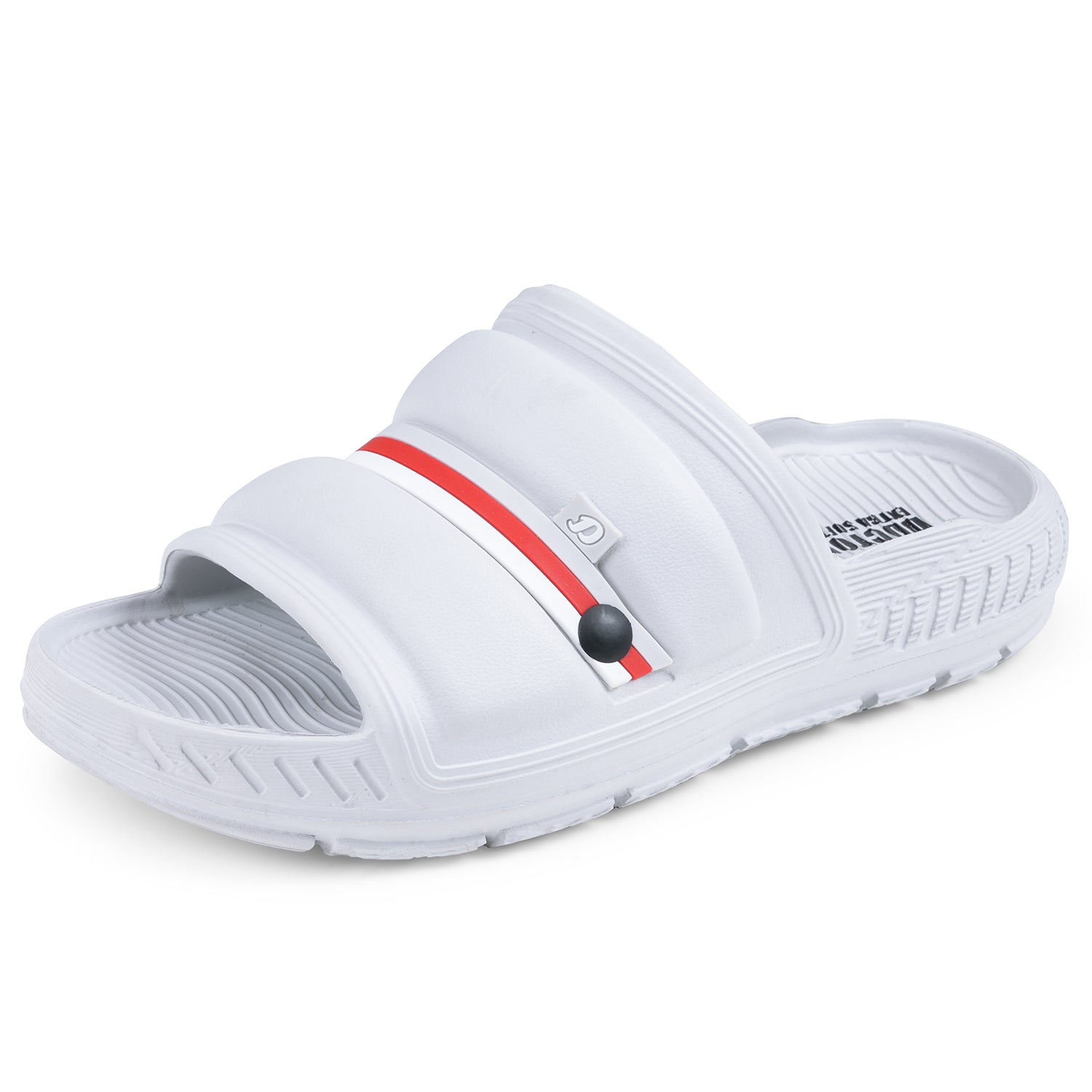 DOCTOR EXTRA SOFT D-527 Men's Classic Ultra Soft Sliders/Slippers with Cushion FootBed for Adult | Comfortable & Light Weight | Stylish & Anti-Skid | Waterproof & Everyday Flip Flops for Gents/Boys