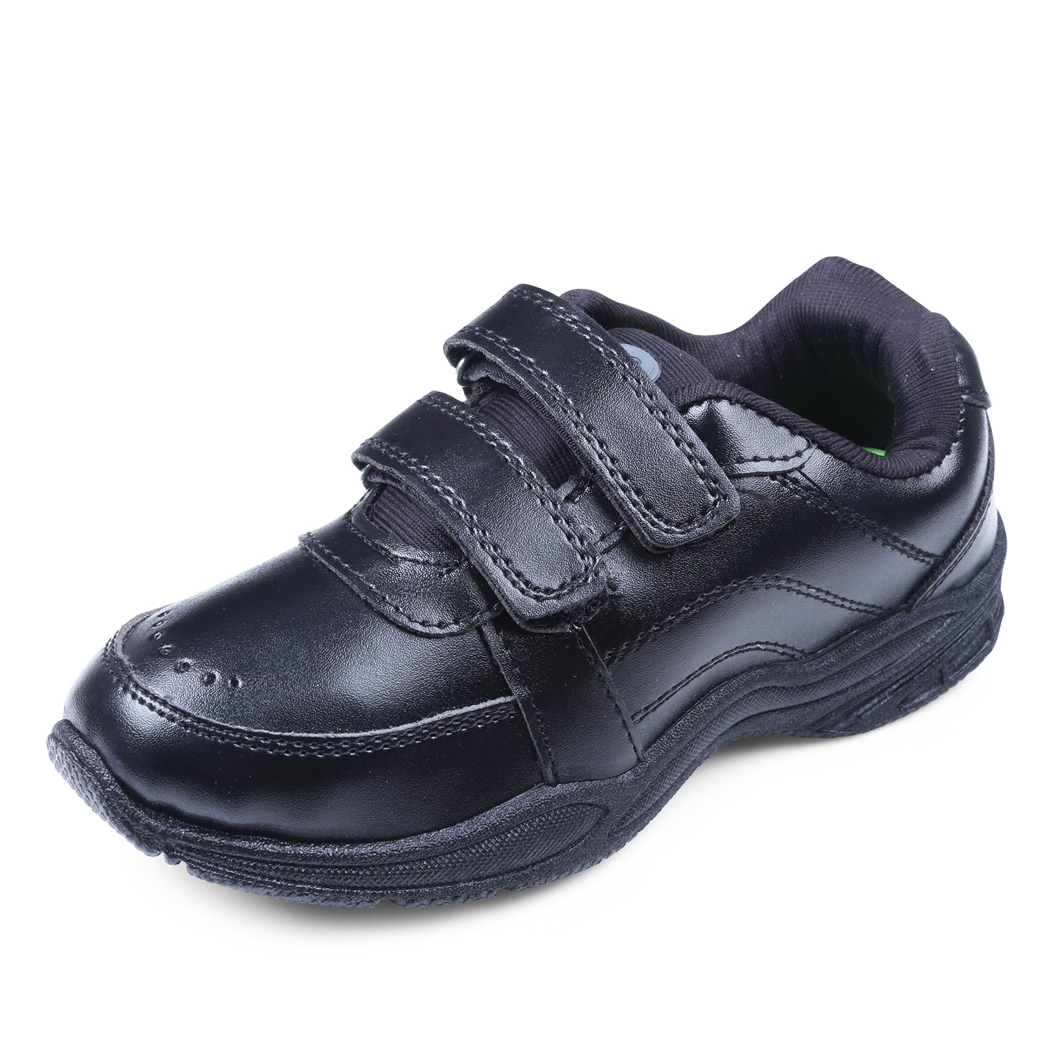 DOCTOR EXTRA SOFT D-3001 Unisex-Child/Kids/Adults Black & White Gola Shoes with Memory Foam Cushion & Anti-Bacterial Technology| Ideal for School, Formal, Casual, Uniform, Running| Comfort & Durable Boys/Girls