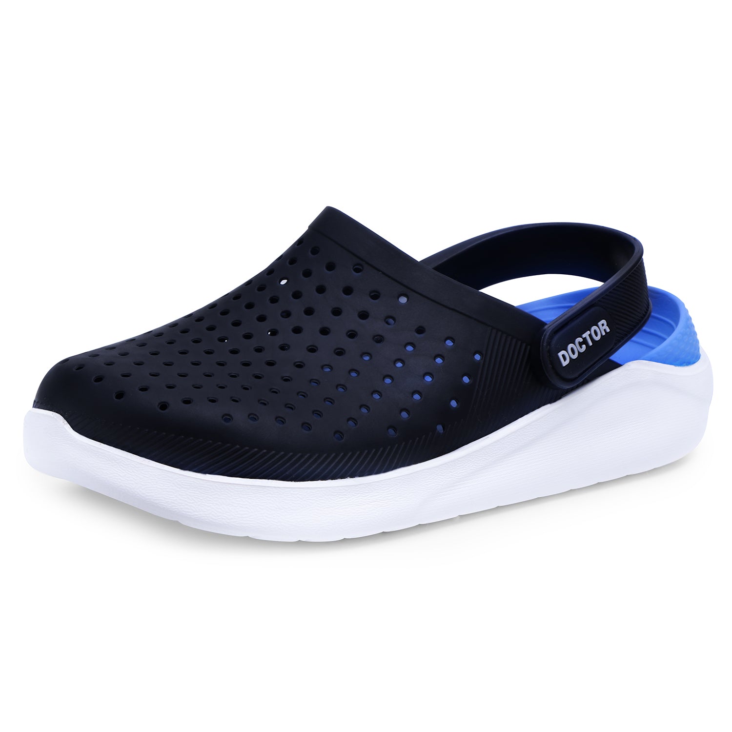 DOCTOR EXTRA SOFT D-530 Men's Classic Ultra Soft Clogs/Sandals with Adjustable Back Strap for Adult| Comfortable & Lightweight| Stylish & Anti-Skid|Indoor & Outdoor Waterproof Casual Mules Gents/Boys