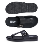 DOCTOR EXTRA SOFT Men's Flip Flops | Memory Foam, Lightweight, Cushioned | F-3