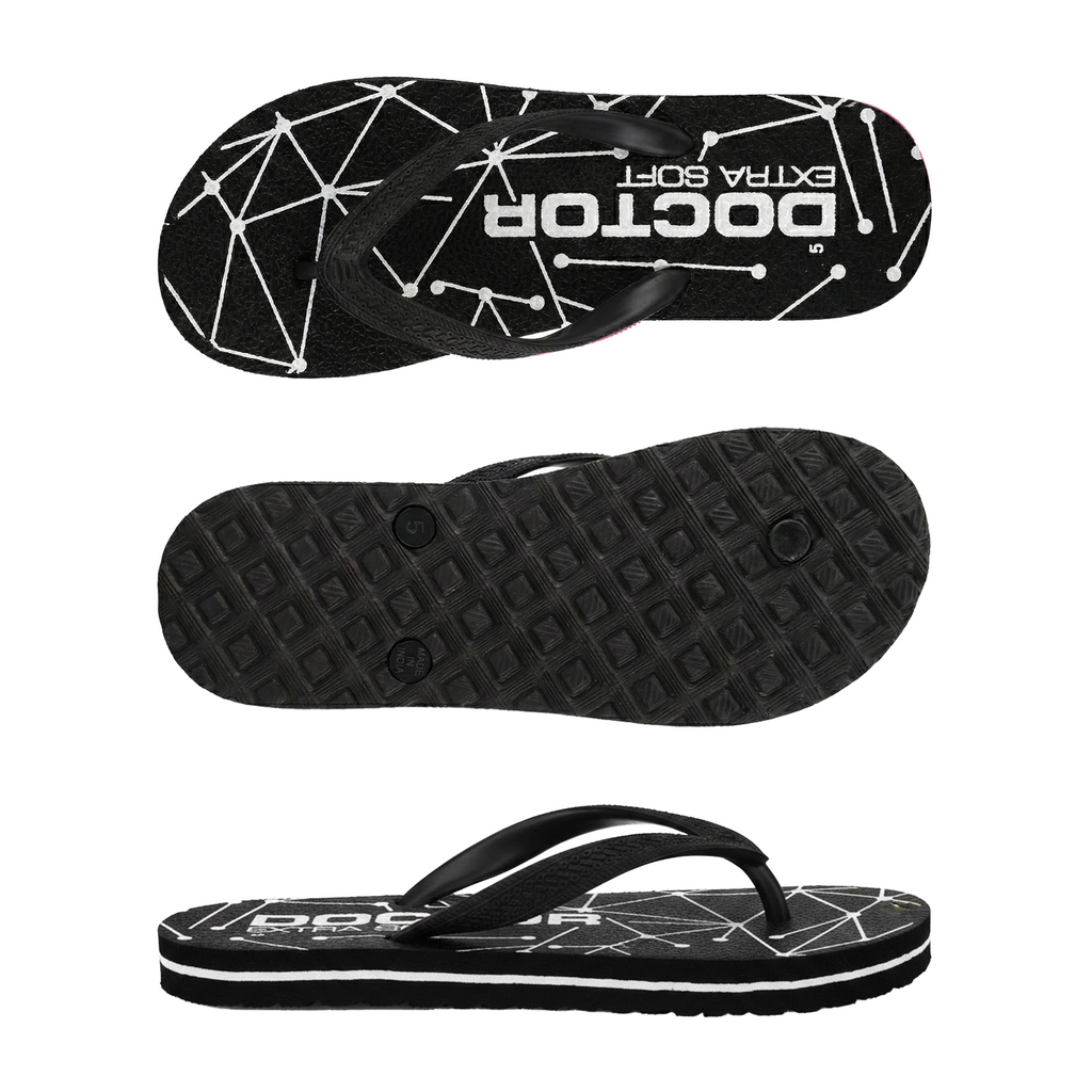DOCTOR EXTRA SOFT OR-D-02 Women's Flip Flops — Anti-Skid
