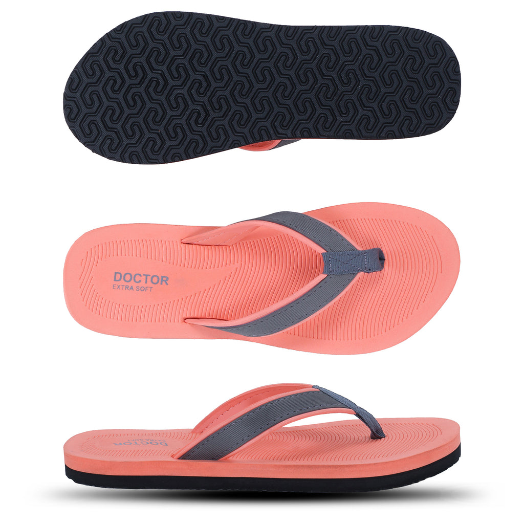 DOCTOR EXTRA SOFT D-04 Women's Slippers — Memory Foam & Orthopedic