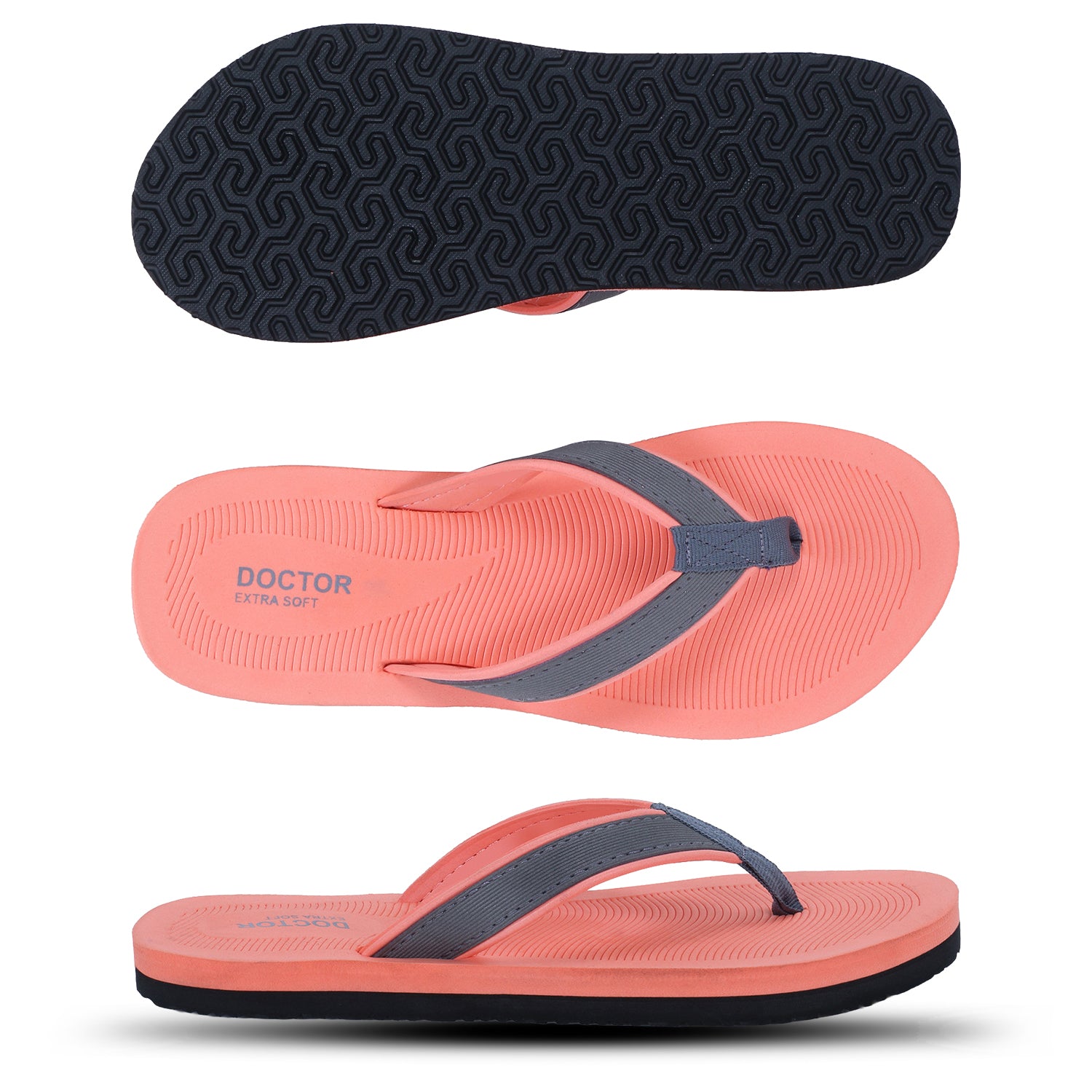 DOCTOR EXTRA SOFT D-04 Women's Slippers — Memory Foam & Orthopedic