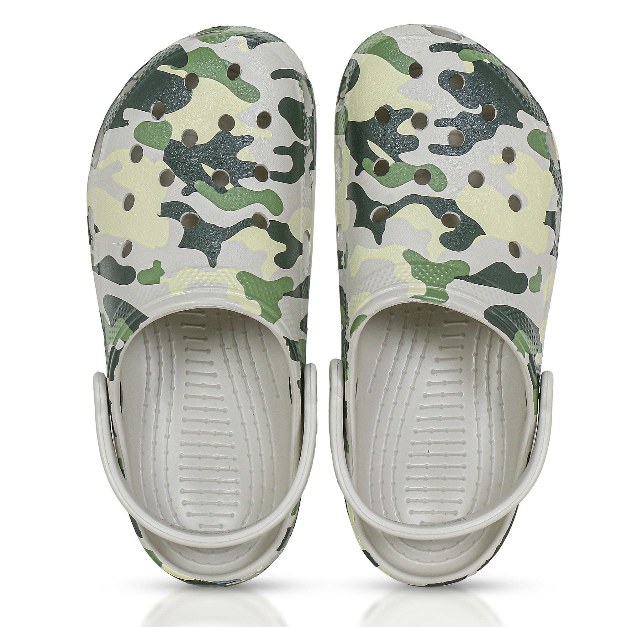 DOCTOR EXTRA SOFT D-503 Men's Classic Graphic Casual Clogs/Sandals with Adjustable Back Strap for Adult | Comfortable & Light Weight | Stylish & Anti-Skid | Waterproof & Everyday Use Mules Gents/Boys