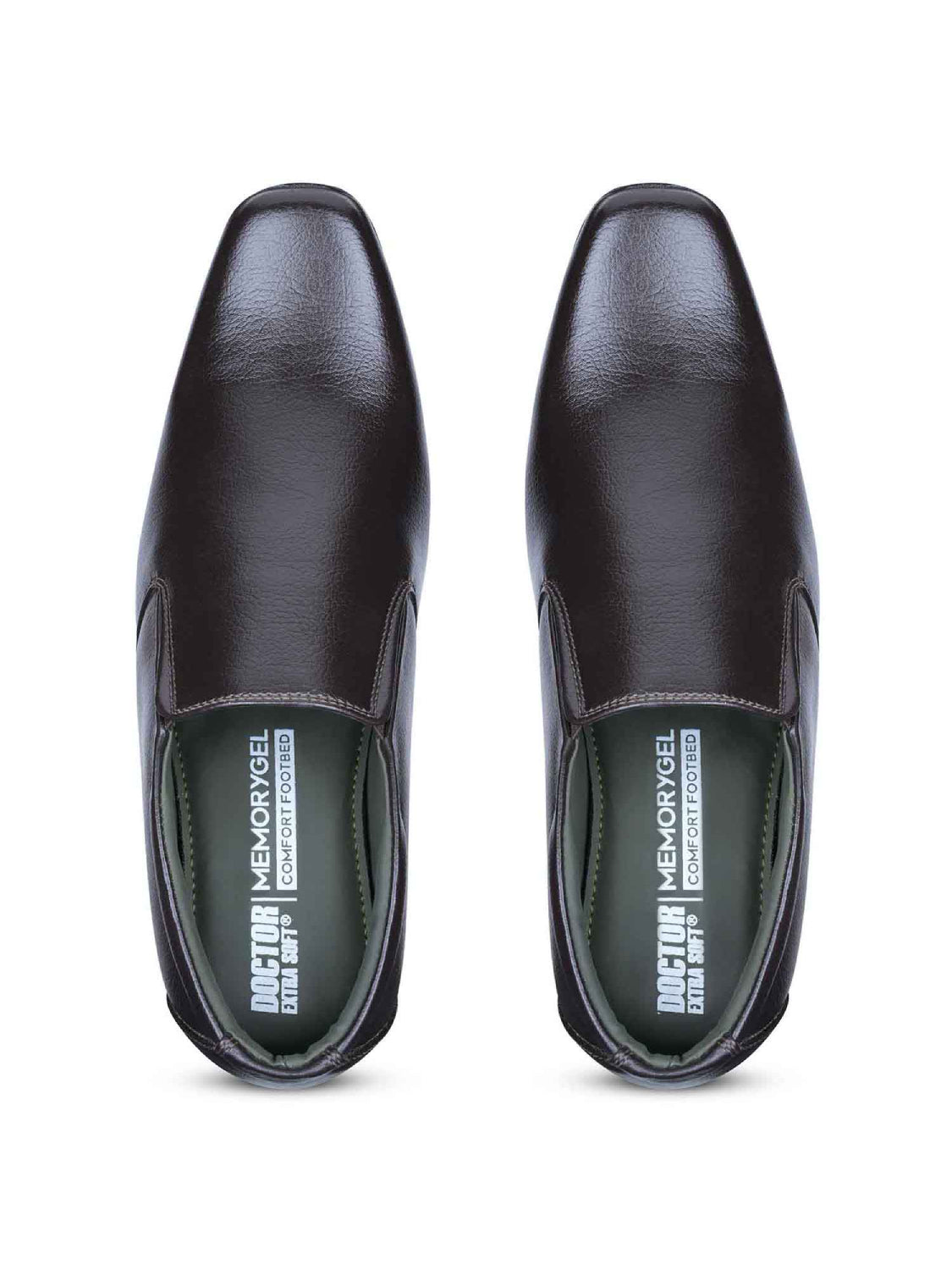 DOCTOR EXTRA SOFT Men's Black Formal Shoes– Classic Office Business Dr – Doctor Extra Soft
